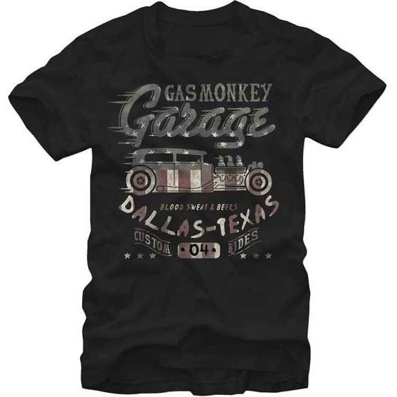 Gas+Monkey+GarageGas Monkey Garage T-Shirt Ride on Black 