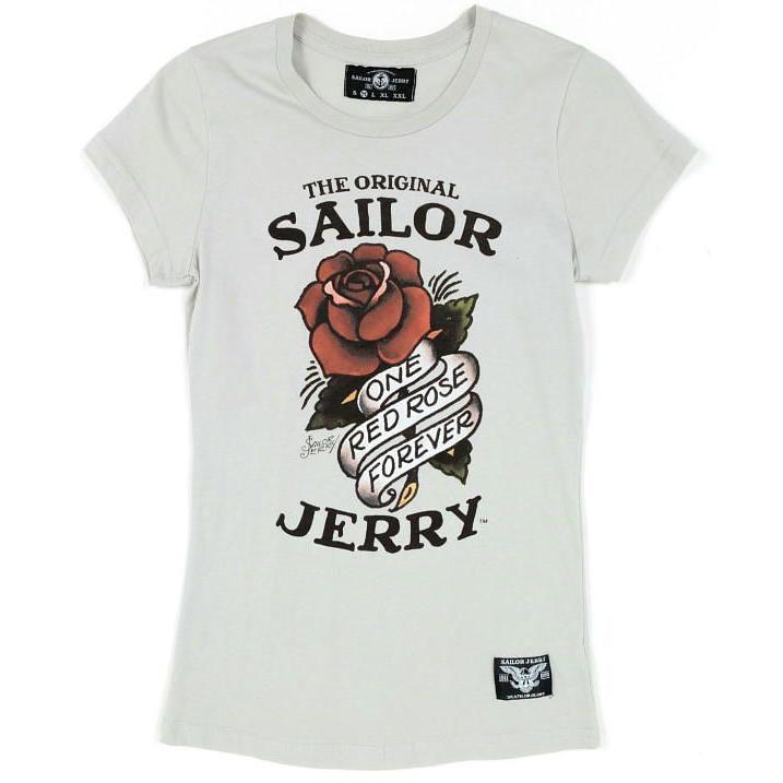 セーラー ジェリー Lady's Tシャツ Sailor Jerry One Red Rose 薔 | SAILOR JERRY | 01