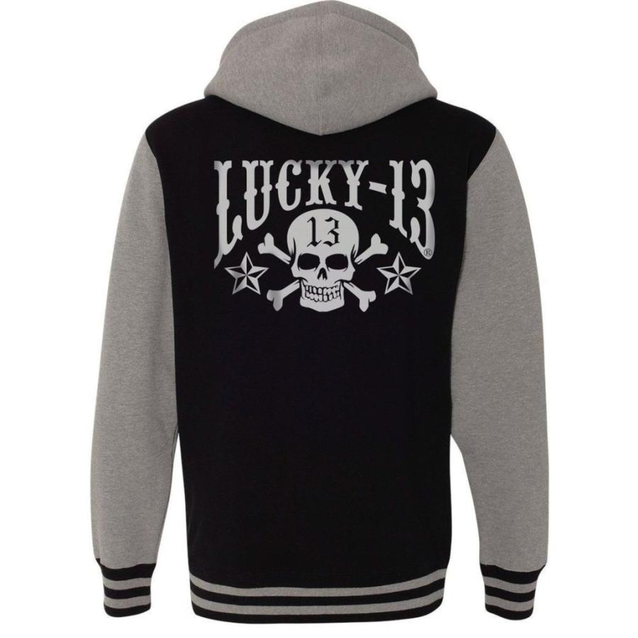 ラッキー13 パーカ LUCKY13 Skull Star Zip Hoodie パーカー｜mumbles