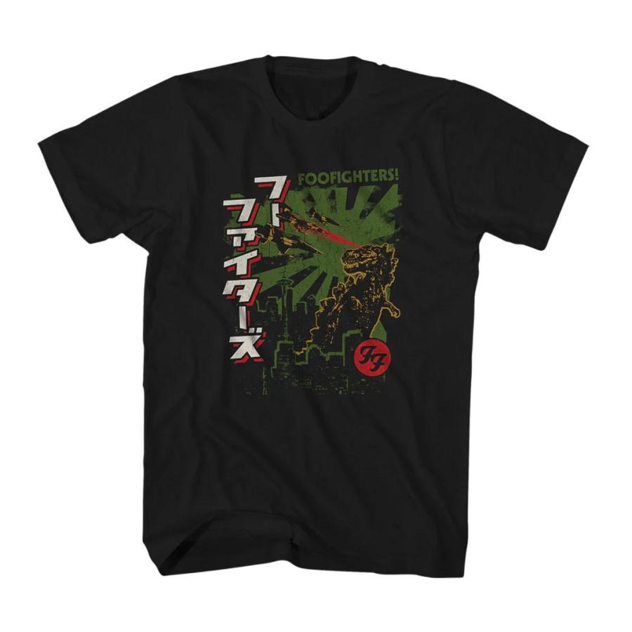 フー ファイターズ Tシャツ Foo Fighters Laser Eyes Green Dragon