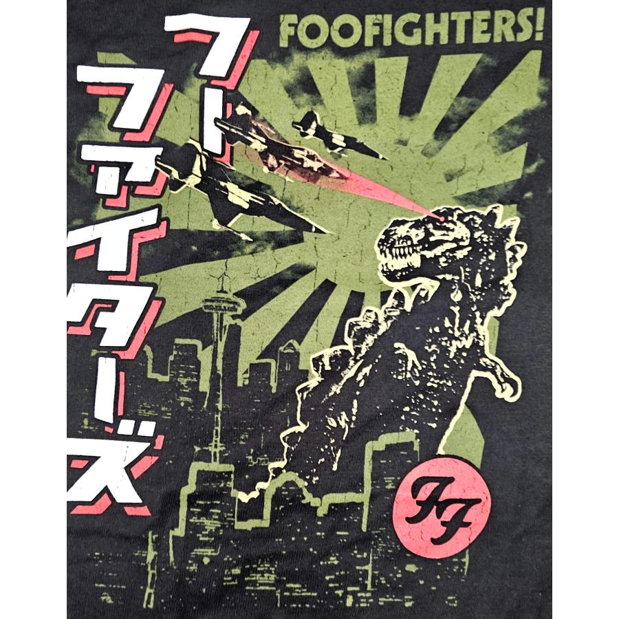 フー ファイターズ Tシャツ Foo Fighters Laser Eyes Green Dragon