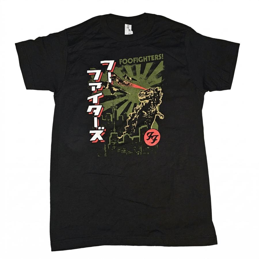 フー ファイターズ Tシャツ Foo Fighters Laser Eyes Green Dragon