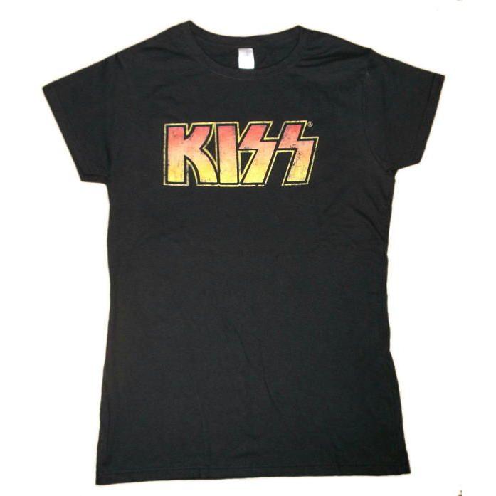 キッス Tシャツ KISS Logo Lady's 正規品 ロックTシャツ バンドTシャツ