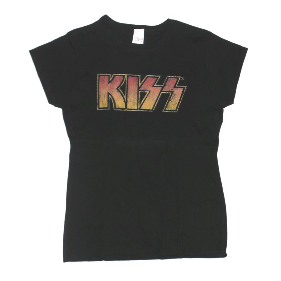 キッス Tシャツ KISS Logo Lady's 正規品 ロックTシャツ バンドTシャツ