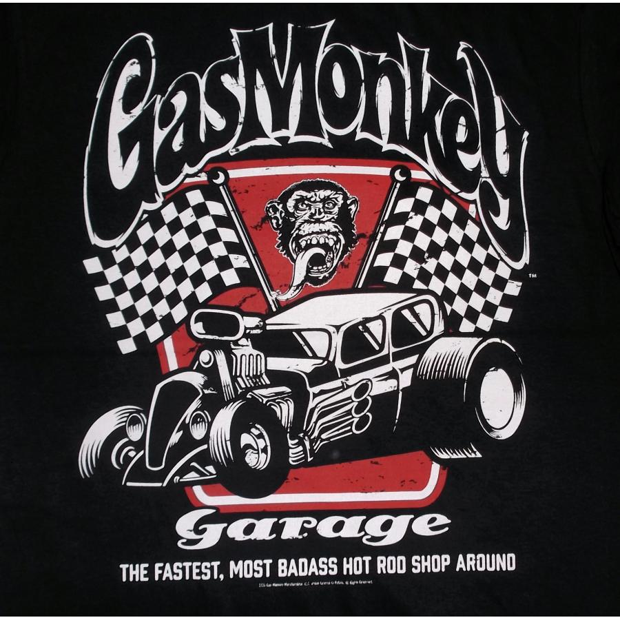 ガス モンキー ガレージ Tシャツ Gas Monkey Garage BADASS 正規品