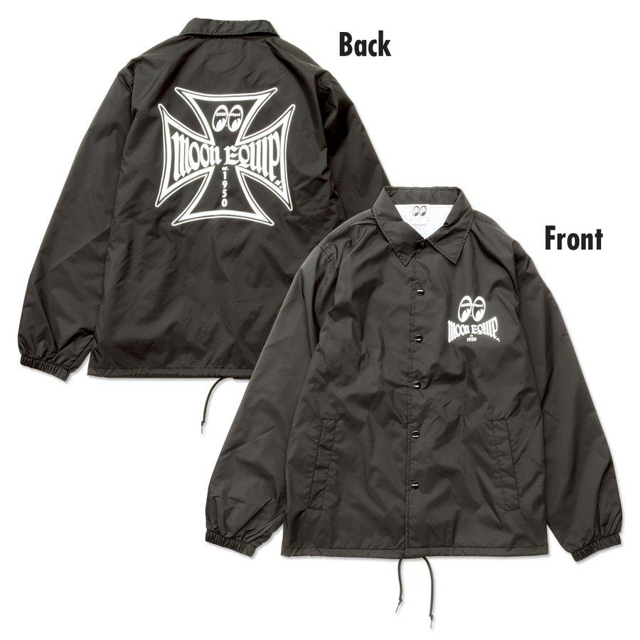 MOONEYES ムーンアイズ MOON Equipped Iron Cross コーチジャケット