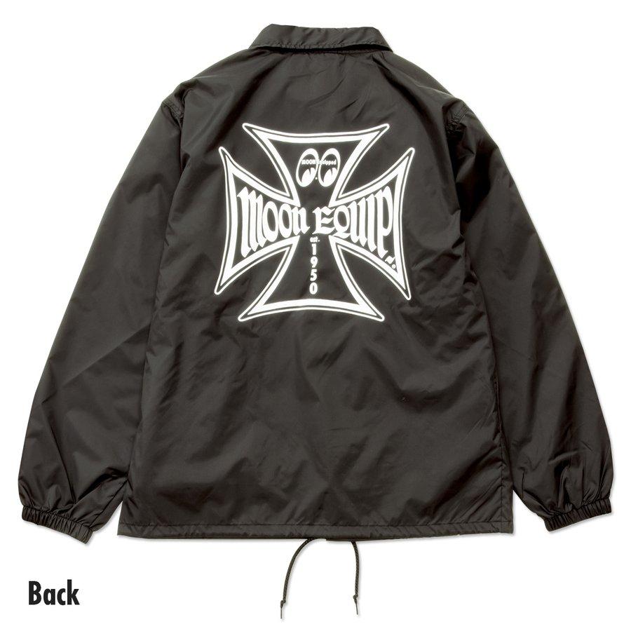 MOONEYES ムーンアイズ MOON Equipped Iron Cross コーチジャケット