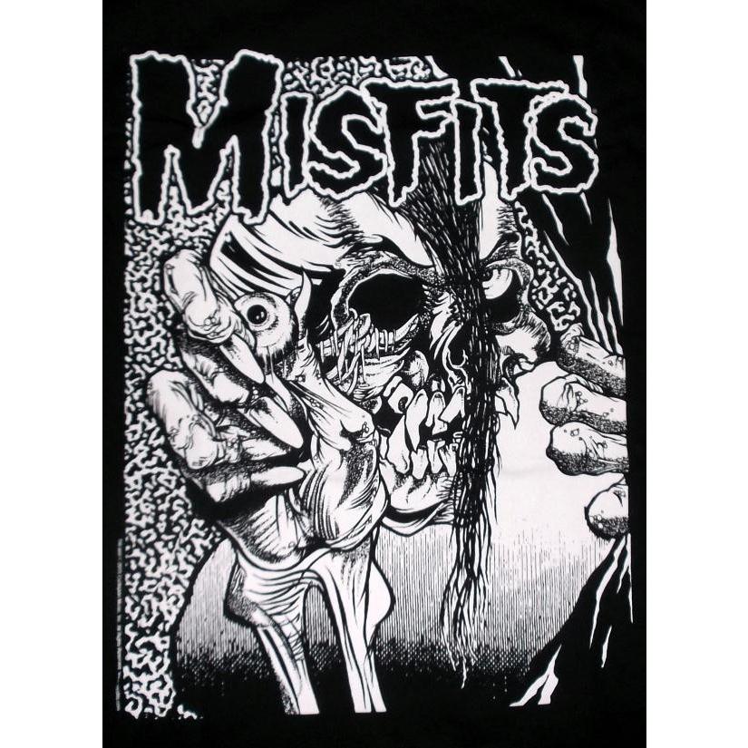 Misfits USA 90s パスヘッド pushead ミスフィッツ Vintage 1990 Misfits Pushead T-Shirt – Mills Vintage USA