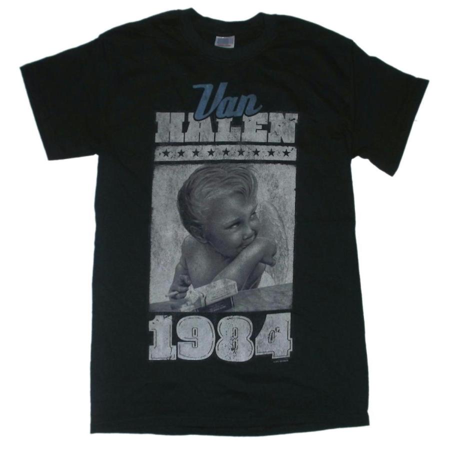 値下げ！Van Halen 1984ツアー Tシャツ Mサイズ ブラック ヴァン ヘイレン Tシャツ Van Halen 1984 正規品 : マンブルズ バンドT