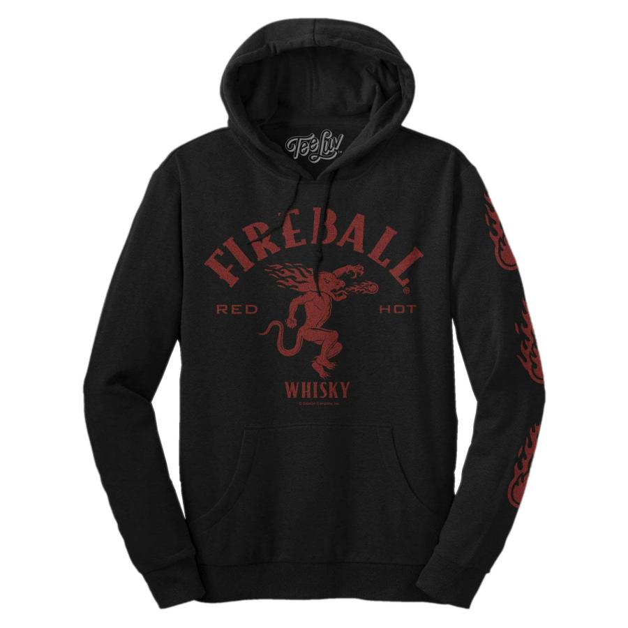 ファイアー ボール ウィスキー パーカ FIREBALL WHISKY DRAGON LOGO
