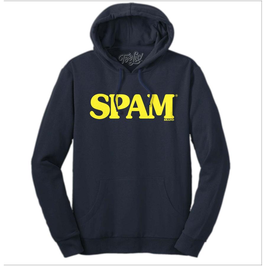 Tee Luv スパム パーカ SPAM ロゴ 紺系 正規品 パーカー : マンブルズ
