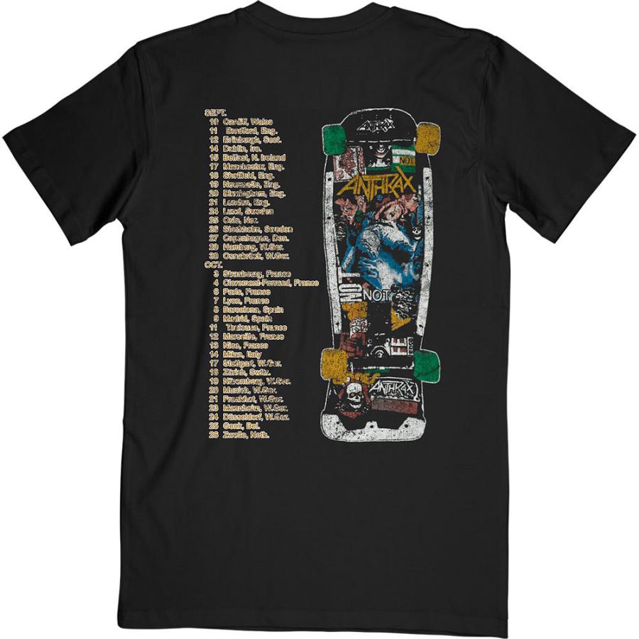 アンスラックス Tシャツ ANTHRAX SPREADING SKATER NOTMAN 正規 アンスラックス Tシャツ ANTHRAX SPREADING SKATER NOTMAN 正規