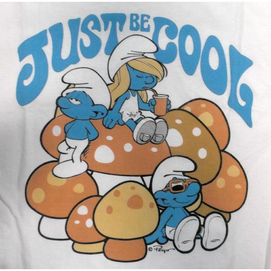 スマーフ Tシャツ SMURFS Just Be Cool 正規品 アメキャラ