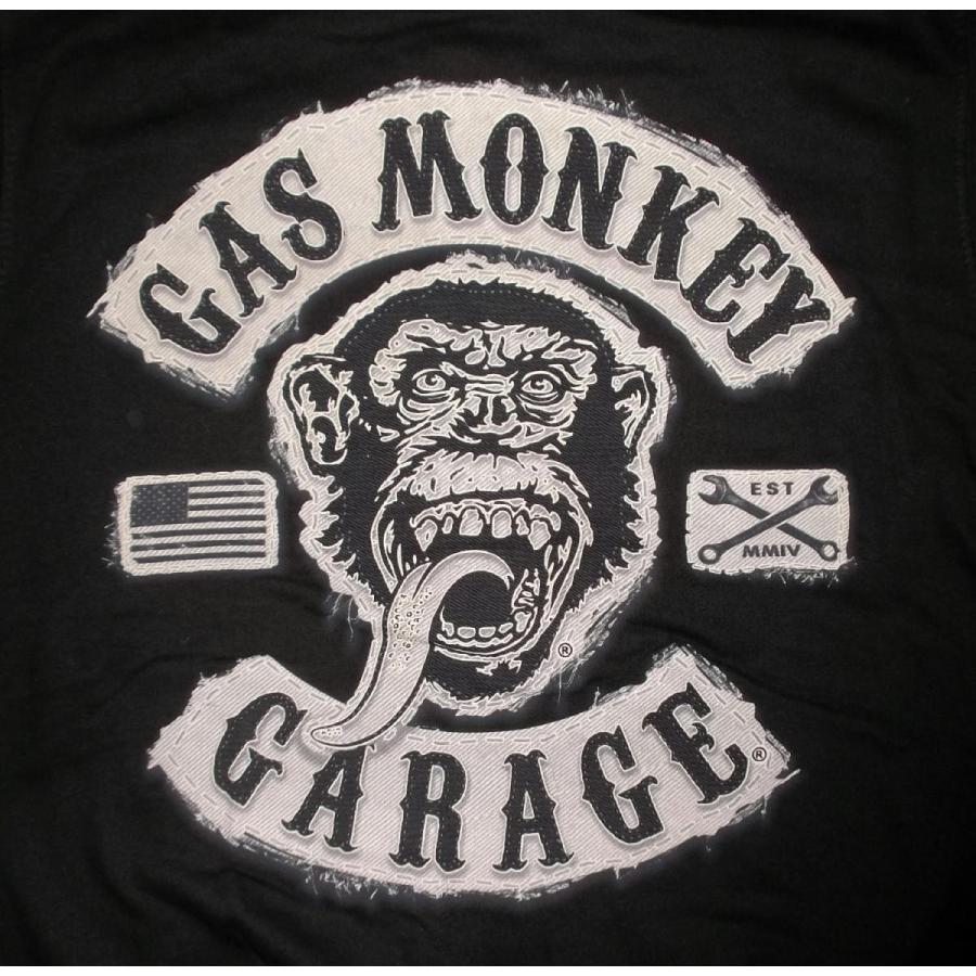 ガス モンキー ガレージ スタジアム ジャケット 黒 Gas Monkey Garage 