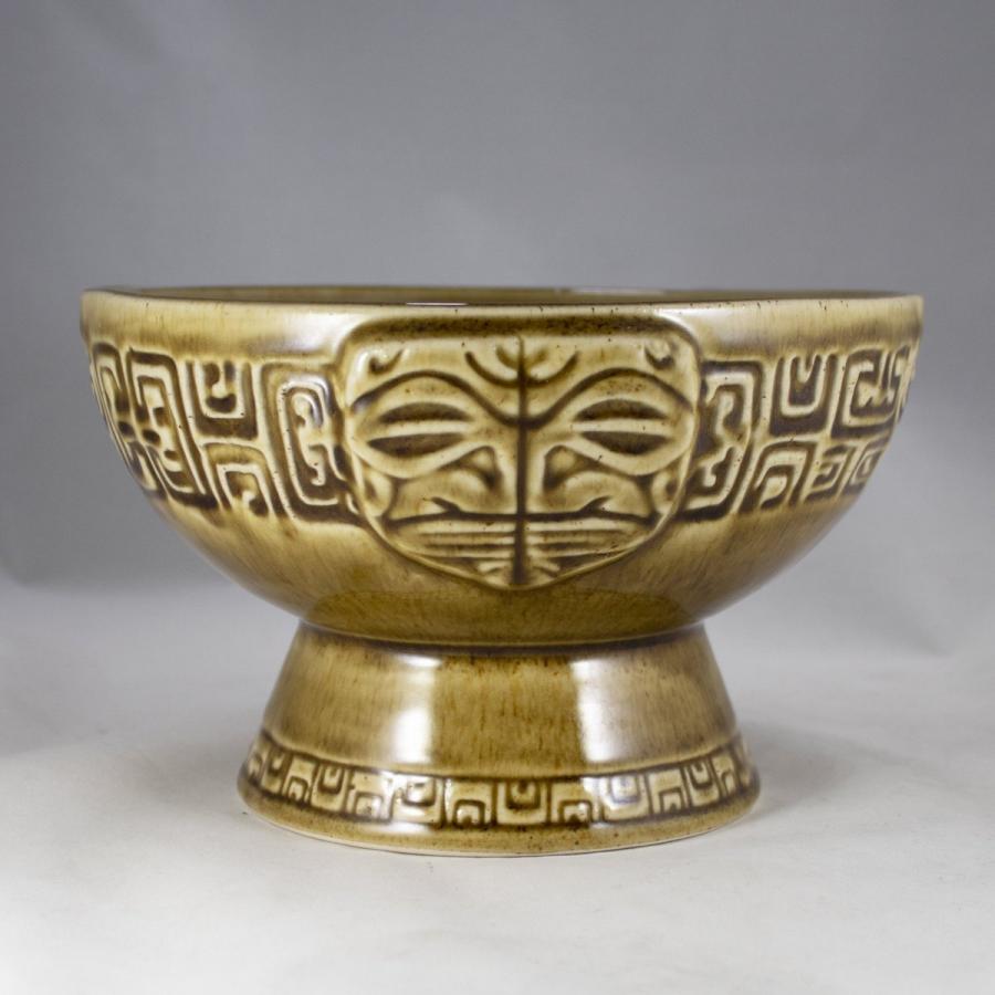 Tiki Farm ティキ ファーム ボウル Eka eka Marquesan Eka'eka Marquesan Bowl - Smoked Gray – Tiki Farm