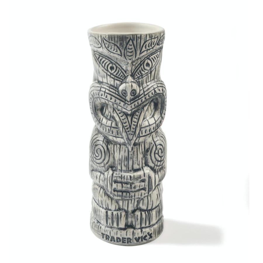 トレーダー ヴィックス ティキマグ MAORI HAKA Tiki Mug WHITE Trader Vic's 雑貨