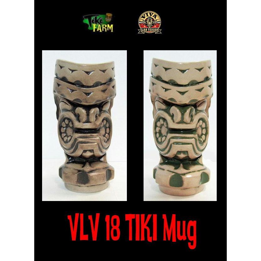 Viva Las vegas ビバ ラスベガス 18th Tiki Mug マグ 緑｜mumbles｜06
