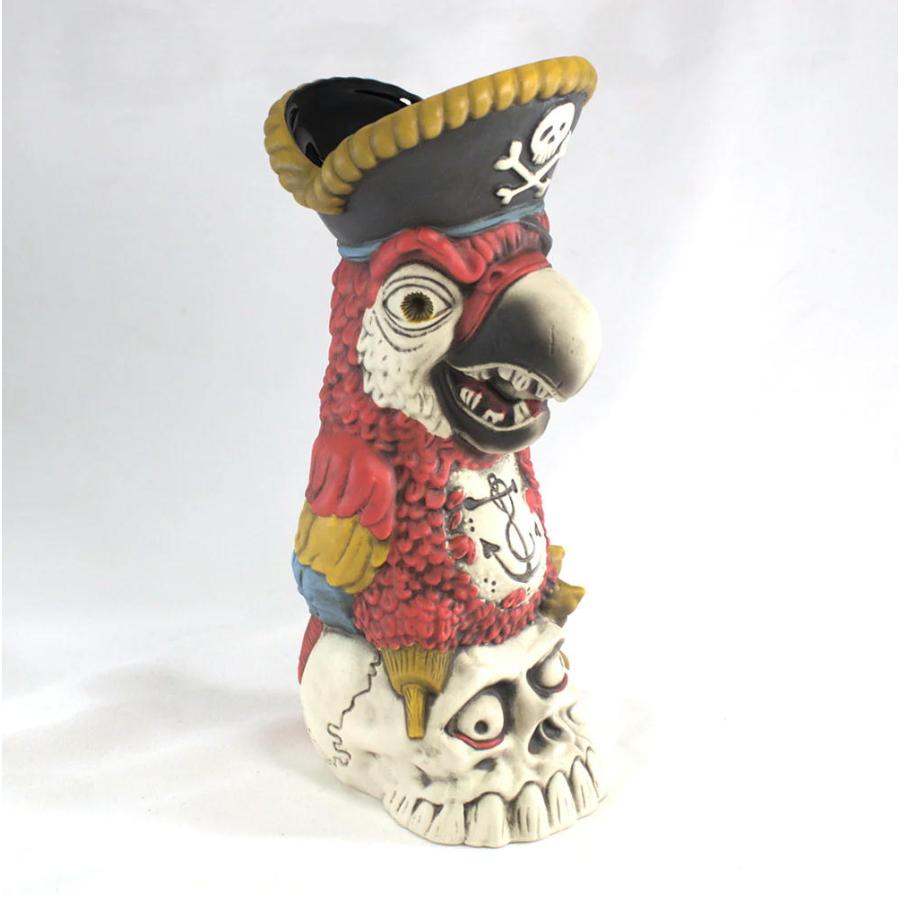 TIKI FARM ティキ マグ PEG LEG PARTY PARROT MUG RED by Big Toe