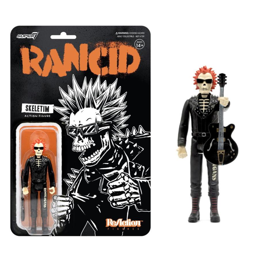 ランシド Re Action フィギュア RANCID Wave2 Super7 スカル パンク