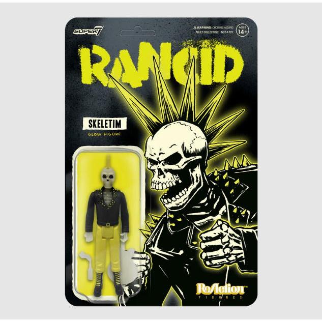ランシド Re Action フィギュア RANCID TNC Glow Skele-Tim ReAction Figure Super7 スカル パンク TOY_5