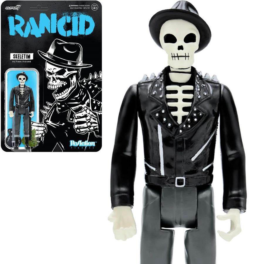 ランシド Re Action フィギュア RANCID Punk Skeletim Hat Super7