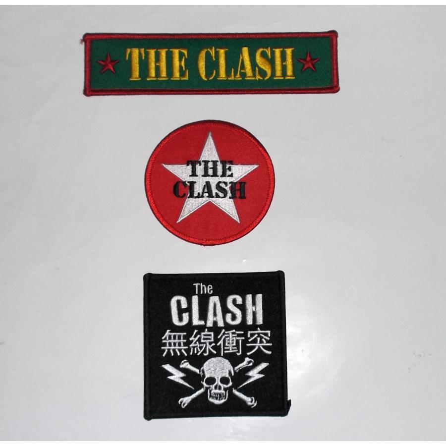 stone  グリーンエッジ　クラシック　パッチ　ワッペン　3枚 ザ・クラッシュ ワッペン・パッチ The CLASH 正規品 ロックTシャツ