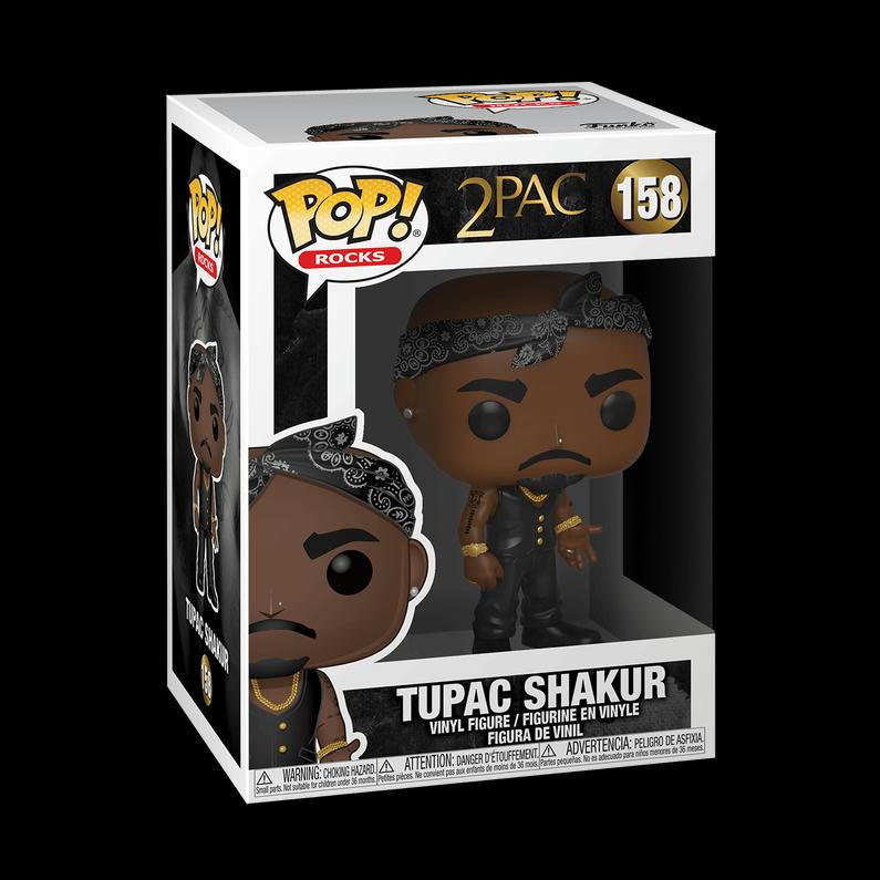 2パック トゥーパック フィギュア Tupac Shakur Vest with Bandana Funko Pop! Vinyl ...