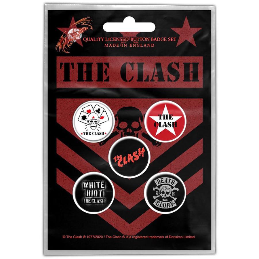 ザ・クラッシュ バッヂ 5pセット The CLASH 正規品 バッジ ロックT 