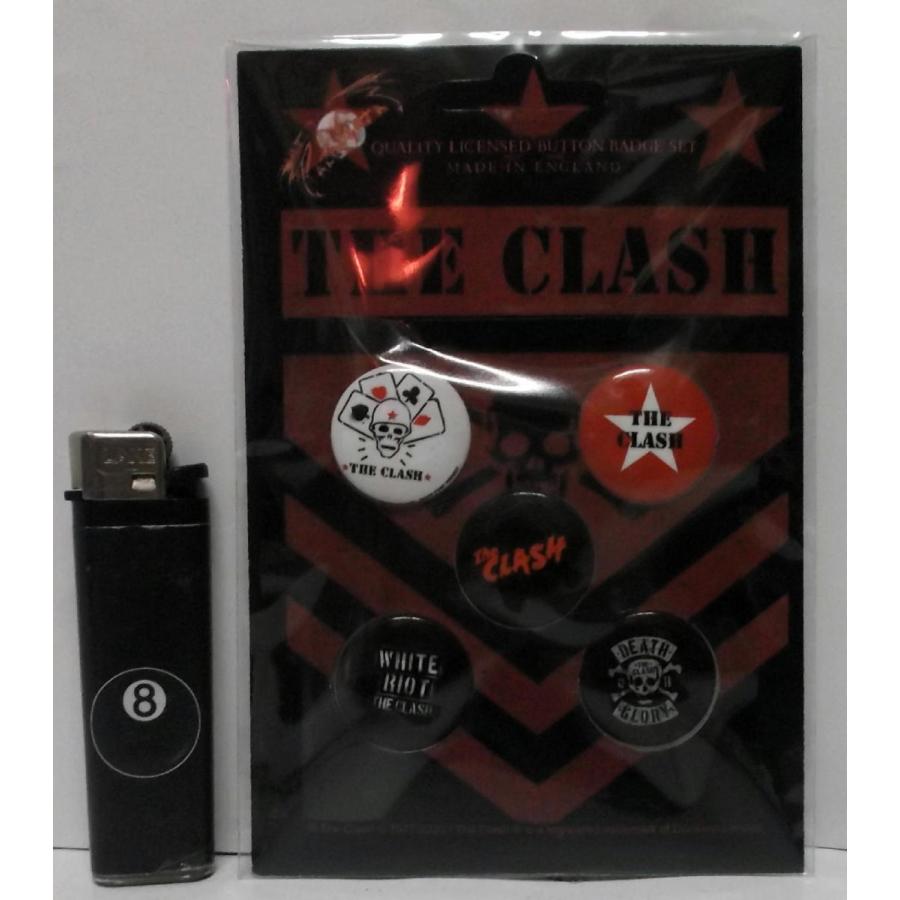 ザ・クラッシュ バッヂ 5pセット The CLASH 正規品 バッジ ロックT 