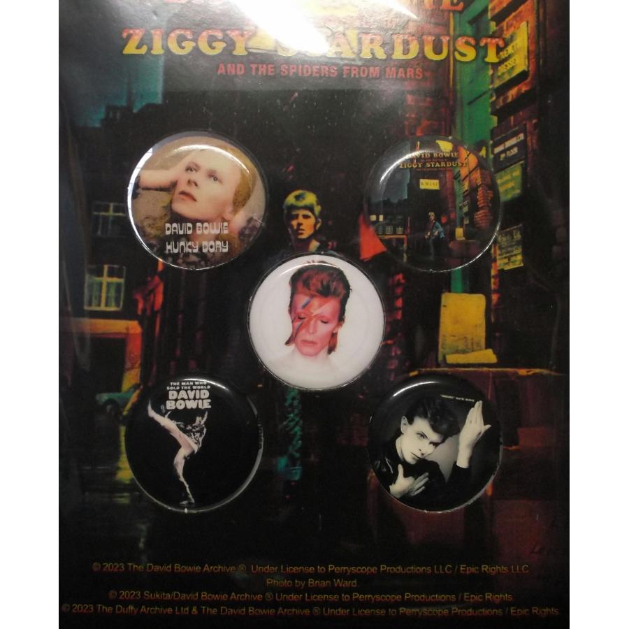 デヴィッド ボウイ バッジ David Bowie Button Badge Pack: Early