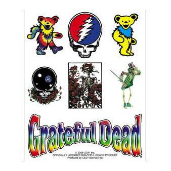 Greatful dead グレイトフル・デッド　タートルライト ステッカー付き グレイトフル デッド ステッカー Grateful Dead 正規品 ロックTシャツ