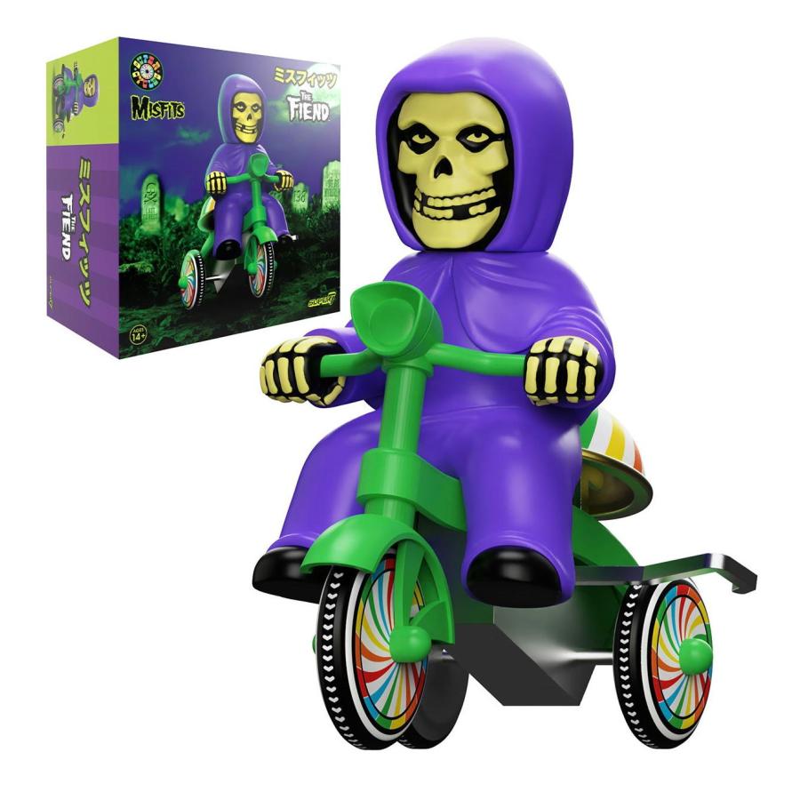 ミスフィッツ フィギュア Misfits Fiend (Purple with Green Trike
