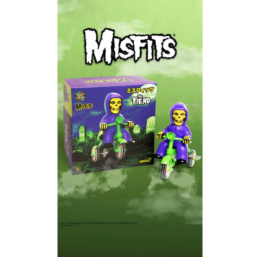 ミスフィッツ フィギュア Misfits Fiend (Purple with Green Trike 