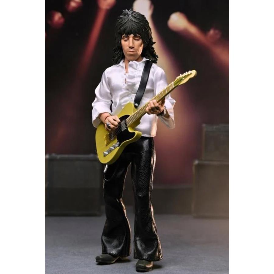 ローリング ストーンズ キース リチャーズ フィギュア The Rolling Stones Keith Richards (1975) 正規品 8 Clothed Action Figure TOYの画像