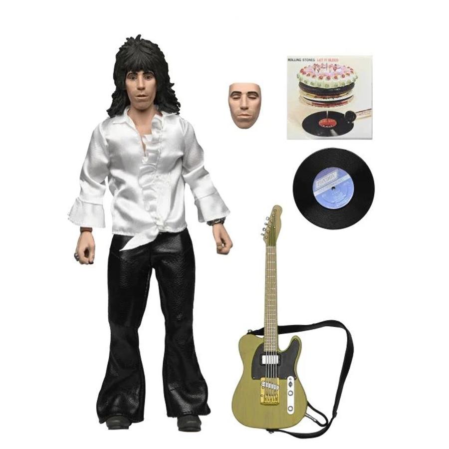 ローリング ストーンズ キース リチャーズ フィギュア The Rolling Stones Keith Richards (1975) 正規品 8 Clothed Action Figure TOYの画像