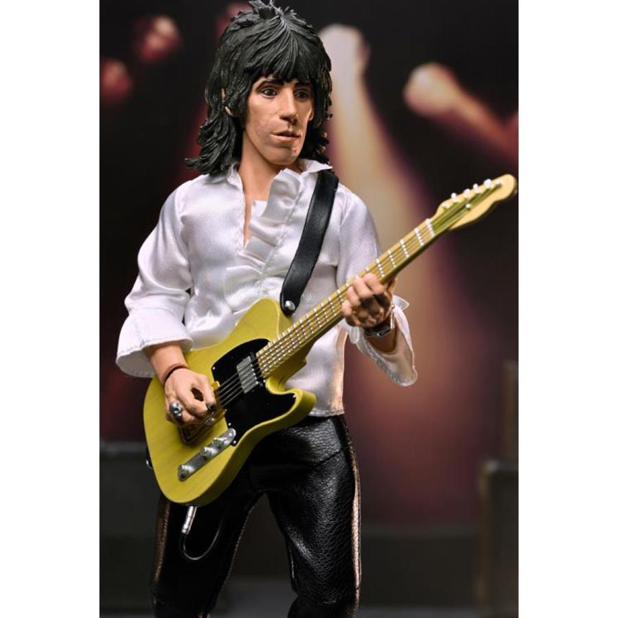 ローリング ストーンズ キース リチャーズ フィギュア The Rolling Stones Keith Richards (1975) 正規品 8 Clothed Action Figure TOYの画像