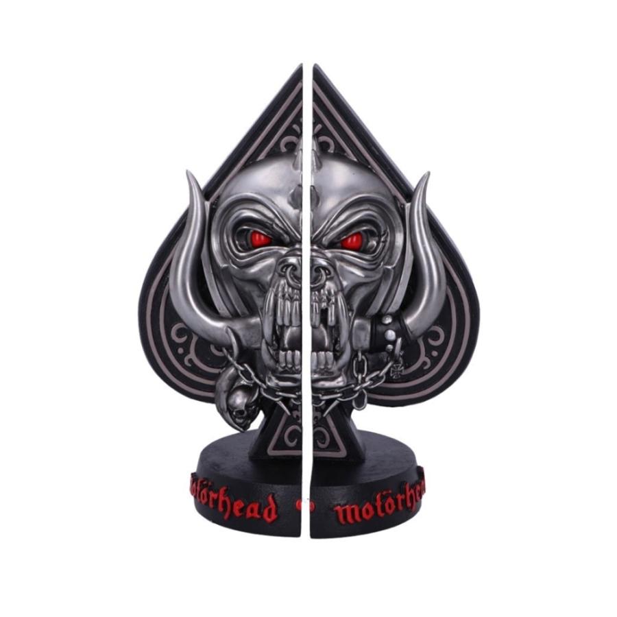 モーターヘッド ブックエンド MOTORHEAD ACE OF SPADES BOOKENDS 正規品 TOY 雑貨  ロックTシャツ バンドTシャツ｜mumbles