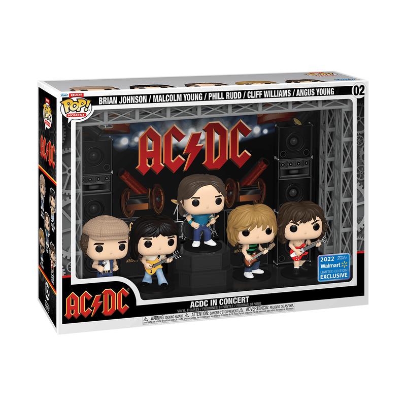 KnuckleBonz AC/DC マルコム・ヤング　フィギュア Funko AC/DC フィギュア POP! DELUXE MOMENT AC/DC IN CONCERT FUNKO