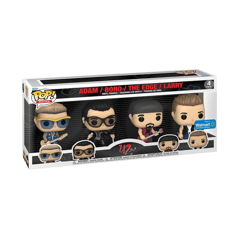 Funko U2 フィギュア POP! ADAM, BONO, THE EDGE, LARRY 4-PACK