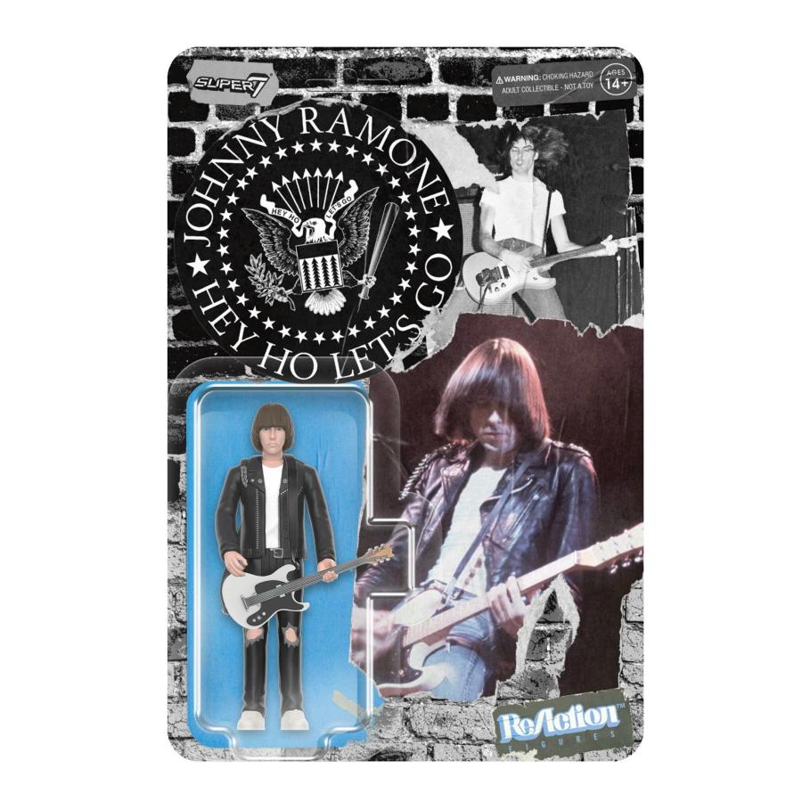 ジョニー ラモーン Re Action フィギュア Wave2 Johnny Ramone (White