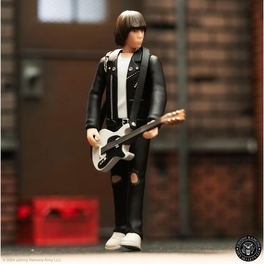 ジョニー ラモーン Re Action フィギュア Wave2 Johnny Ramone (White