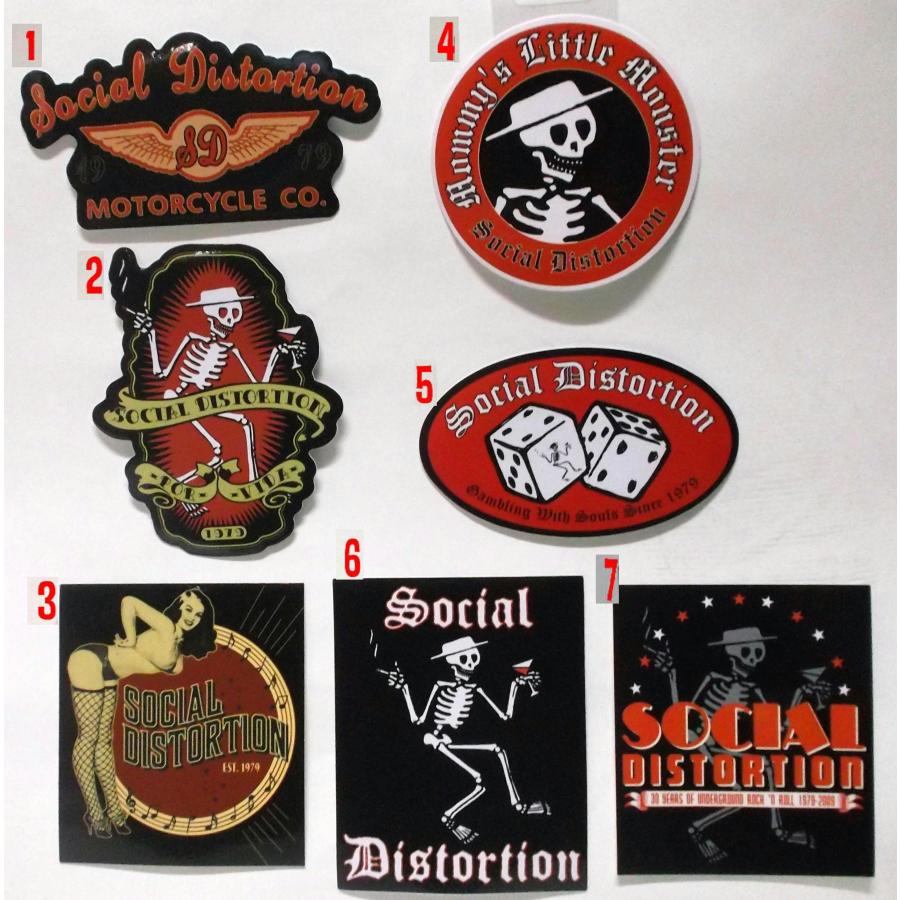 ソーシャル ディストーション ステッカー Social Distortion 正規品