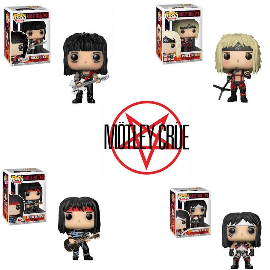 モトリー クルー フィギュア Motley Crue Pop! Rocks FUNKO モトリー クルー フィギュア Motley Crue Pop! Rocks FUNKO