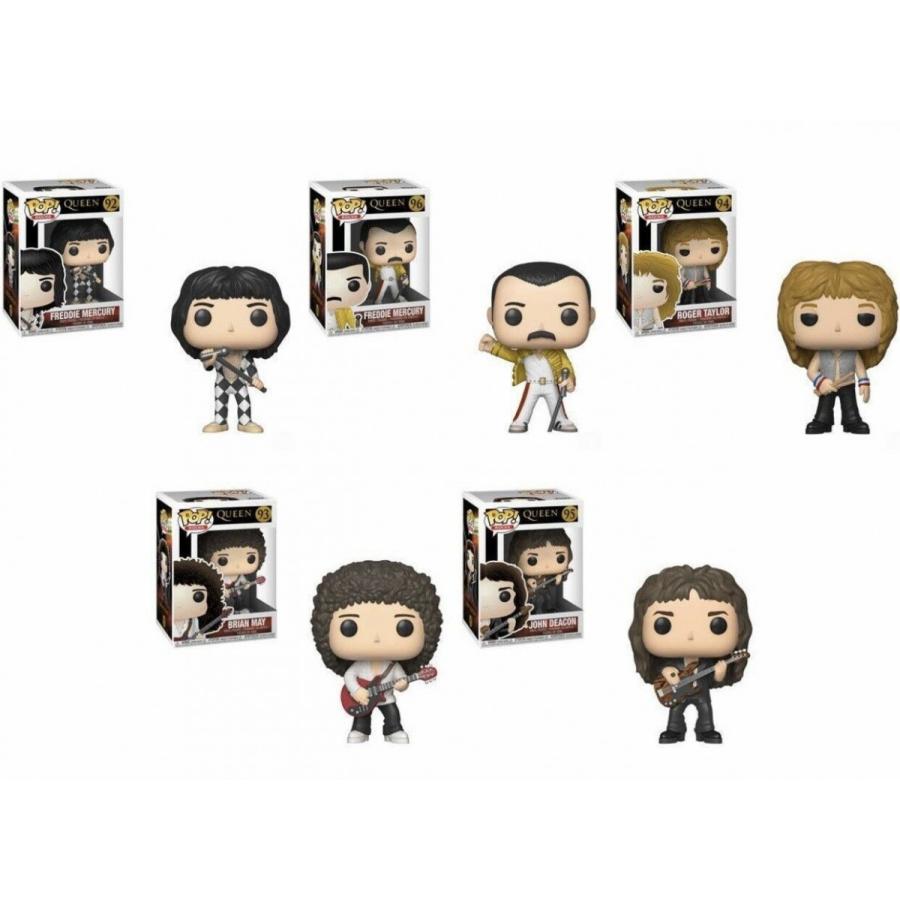 クイーン フィギュア QUEEN Pop! Rocks Freddie Mercury , Brian May , John Deacon , Roger Taylor FUNKO TOY｜mumbles｜13