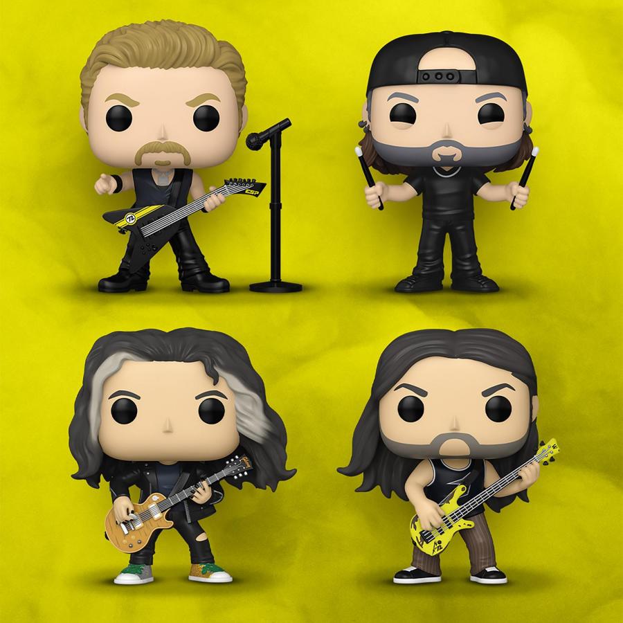 Funko メタリカ フィギュア 4体セット Funko POP! Rocks: 72 Seasons 