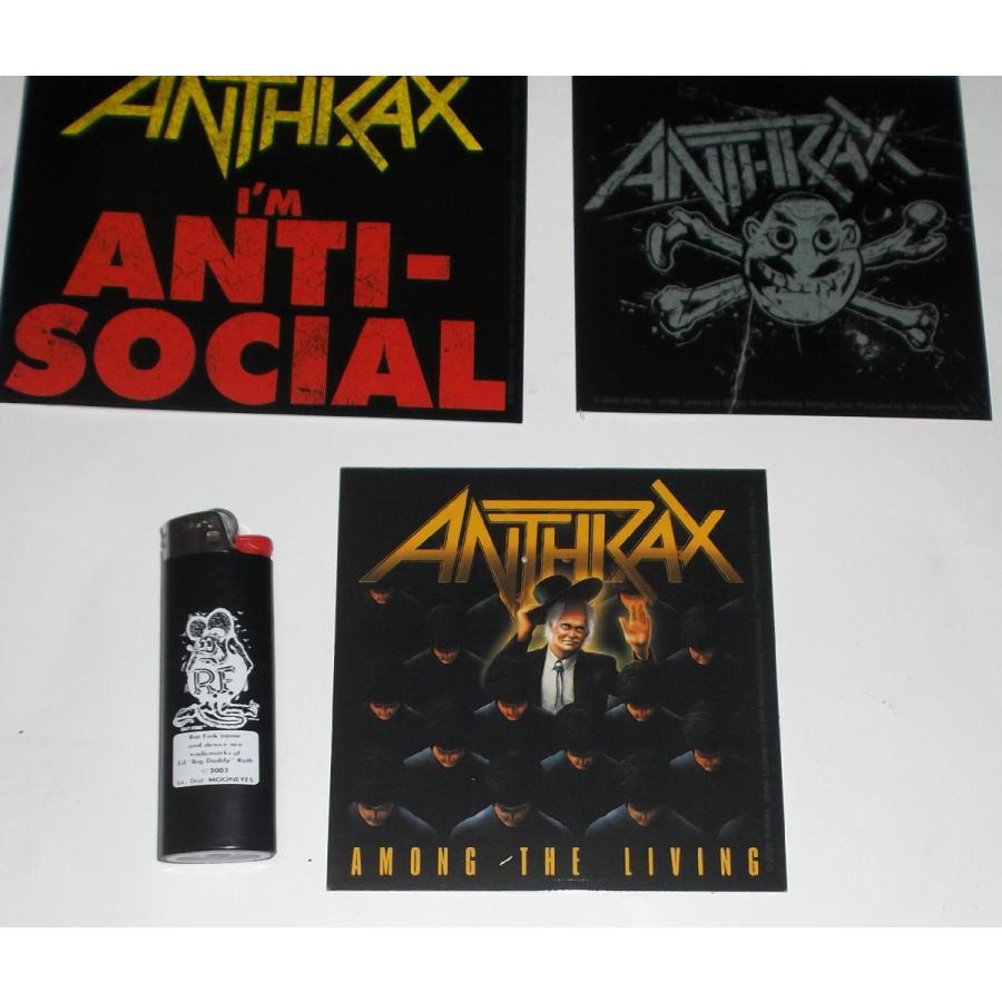 アンスラックス ステッカー ANTHRAX 正規品 ロックTシャツ バンドT