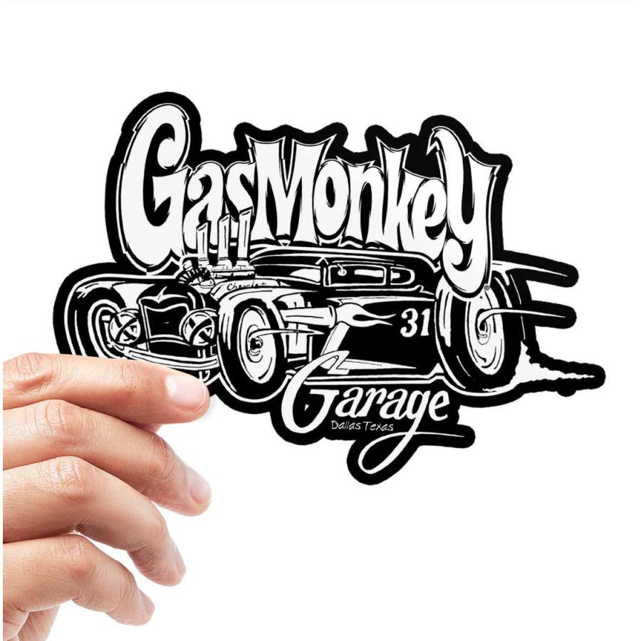 ガス モンキー ガレージ ステッカー 5p パック Gas Monkey Garage Sticker 5pcs Set 正規品 : マン ...