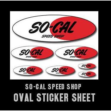 ソー キャル スピード ショップ ステッカー シート So-Cal Speed Shop 