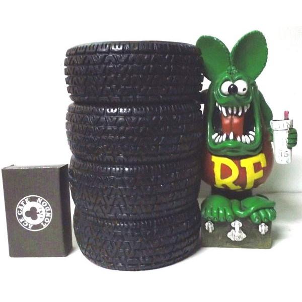 RAT FINK ラット・フィンク タイヤ ペン スタンド スタチュー RAT FINK ラット・フィンク タイヤ ペン スタンド スタチュー