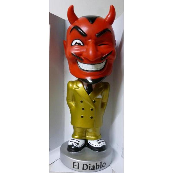 その他 Funko El Diablo Wacky Wobbler 2009 SDCC ディアブロ El Diablo Wacky Wobbler 首振り 金スーツ FUNKO